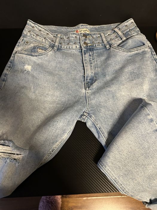 Дамски дънки светло син цвят нови