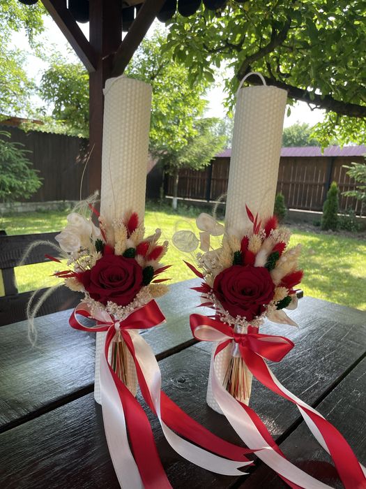 Buchet mireasa din flori stabilizate