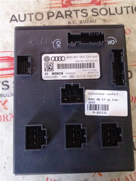 Calculator confort audi a6 c7 an fabr. 2015