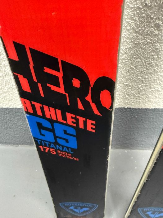 schi rossignol hero athlete gs titanal L175cm