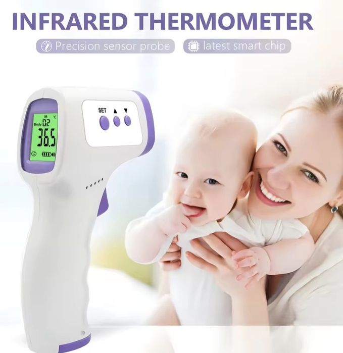 Nou! Vand termometru digital non contact cu baterii bonus!