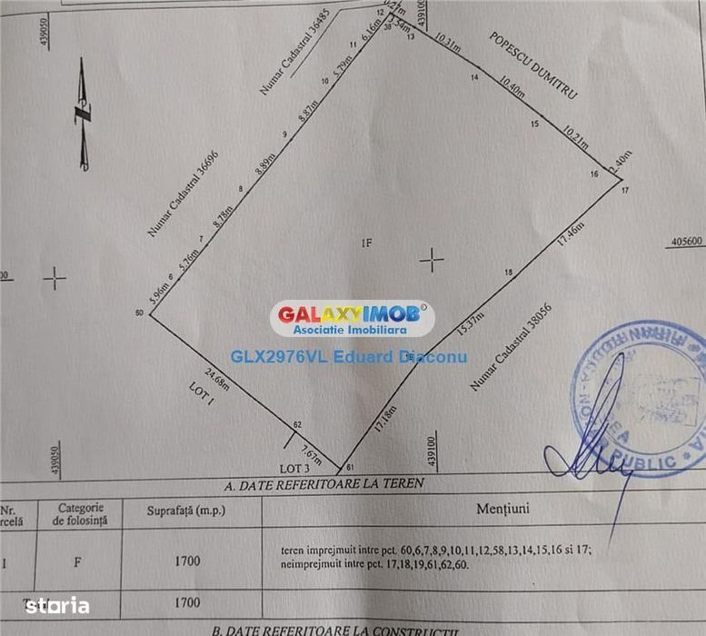 Teren Intravilan Pausesti Maglasi Valcea