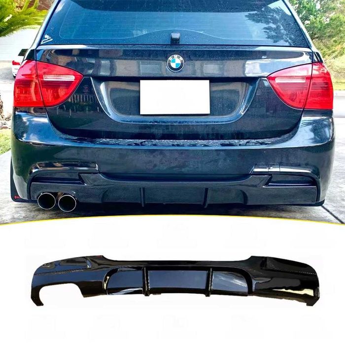 Difuzor Prelungire Bara Spate M Performance Evacuare Dubla BMW E90 E91