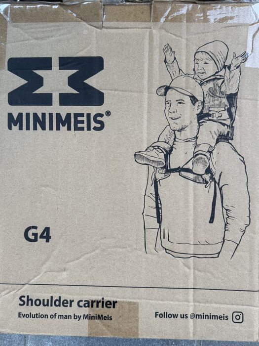 MiniMeis G4 раница за носене на дете / самар