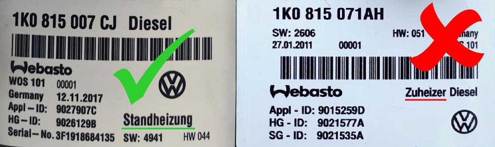 Ново Дистанционно Webasto Telestart T91R LIN 5Q0963513A AUDI VW SEAT