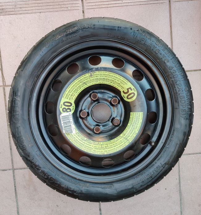 Roata rezerva WV GOLF 6,7,8 . Passat, Skoda, Audi,Seat