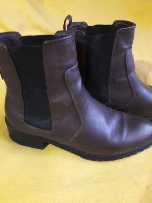 Дамски кожени боти "HM" номер 37