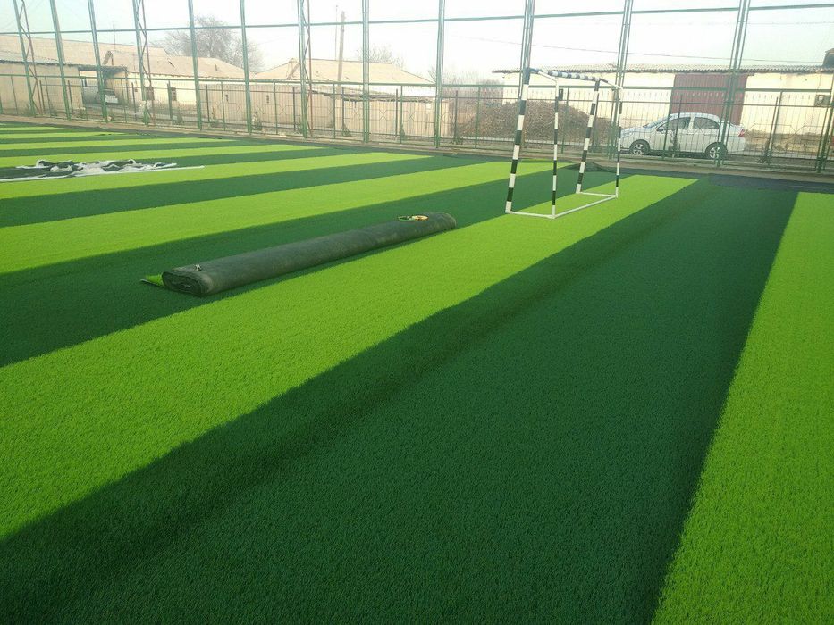 Iskusstvenniy Gazon Suniy Chim polya quramiza mini stadion dacha