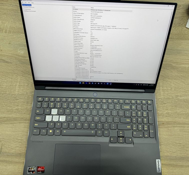 LENOVO LEGION 7 / AMD Ryzen 7 6800H / 1 TB (16 GB RAM) / AMD RX 6700M