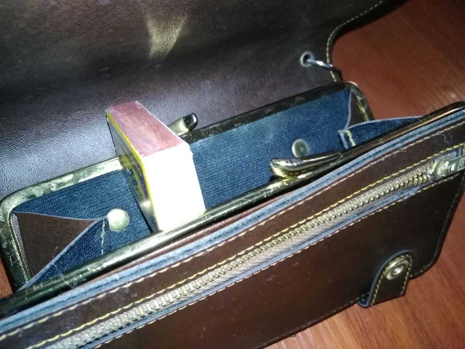 Ретро сумки и кошелек времен СССР