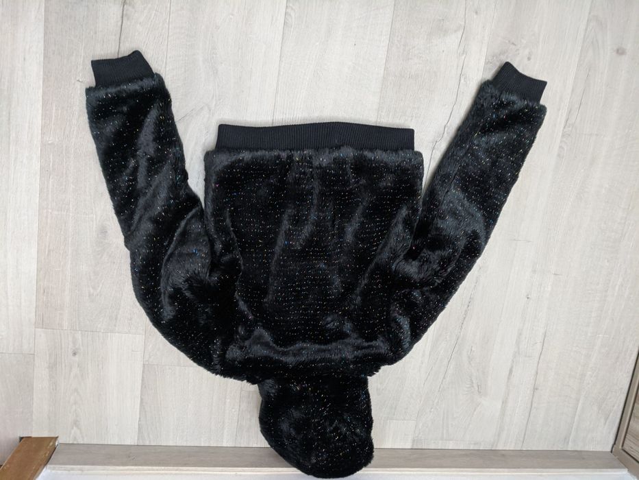 Jachetă scurta blană H&M 13-14 ani, XS