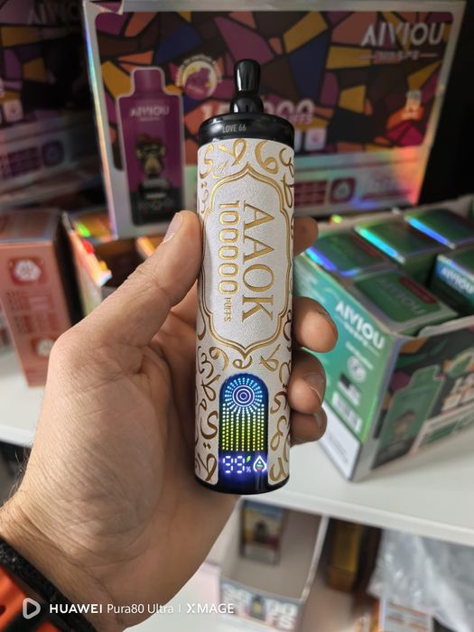 Exclusiv Vape 100.000 Puffs Narghilea Cu Sunet Display  Abur Extrem