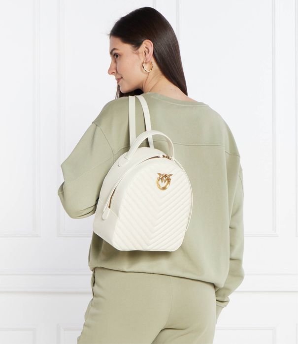 Чисто нова Раница PINKO Love Click Classic в бял цвят