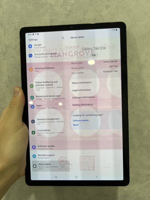 Планшет Samsung Tab S5e