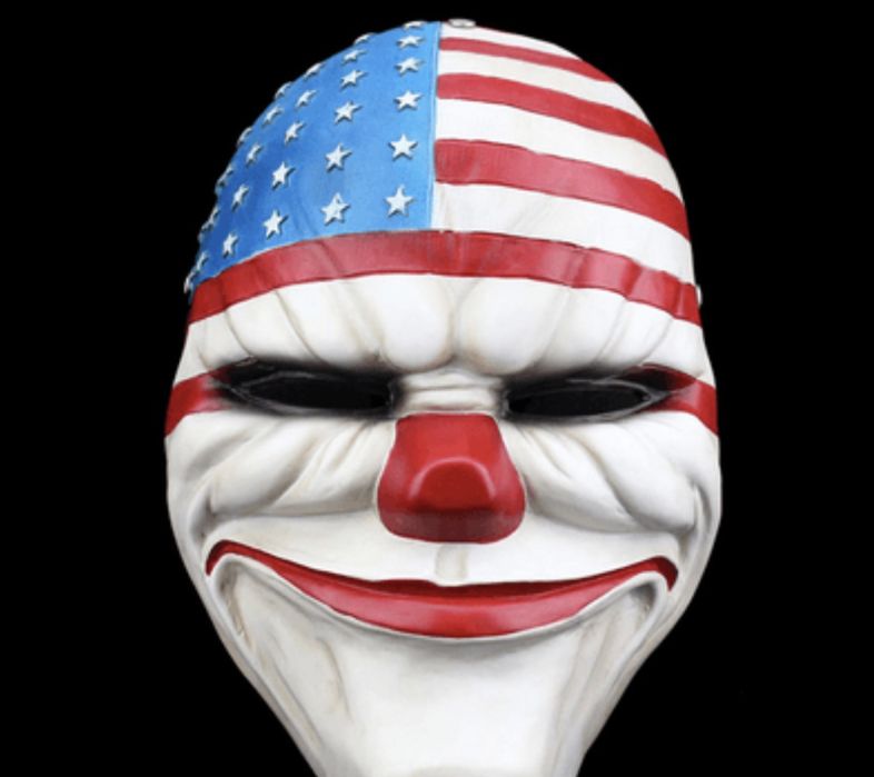 Маска клоуна" Грабитель"