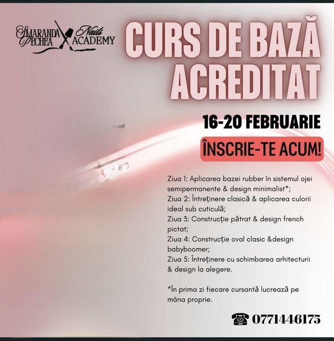 Cursuri de unghii cu diploma acreditată