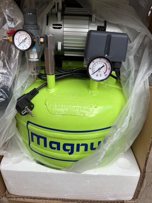 Compresor Aer Silențios GREELOY/MAGNUM 40L, Profesional