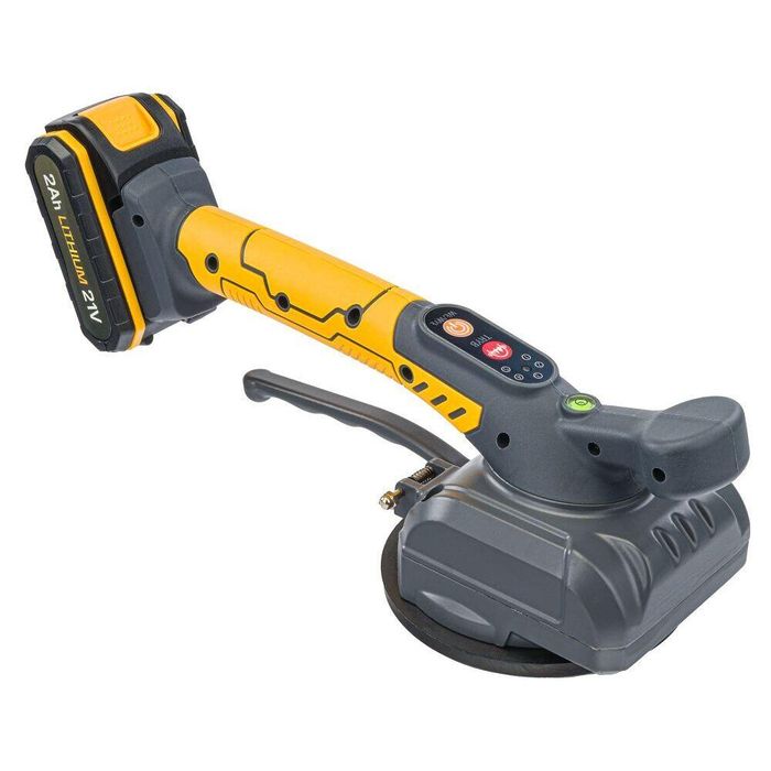Ventuză vibratoare pentru plăci, 130mm, baterie 2x 2Ah, Powermat