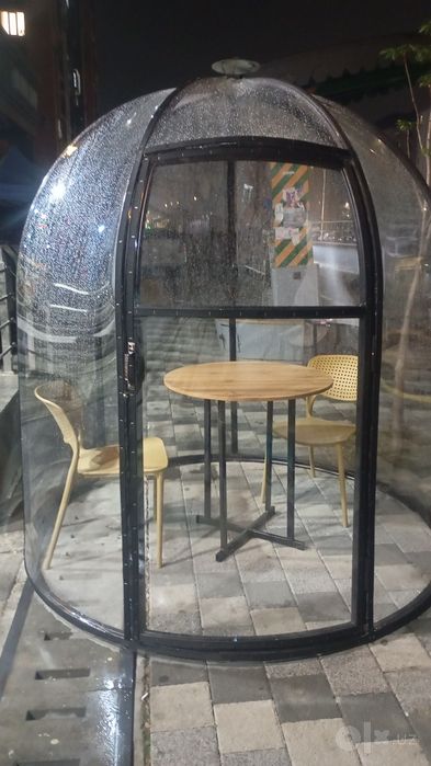 Услуги по натяжке плёнки на каркасные конструкции.
