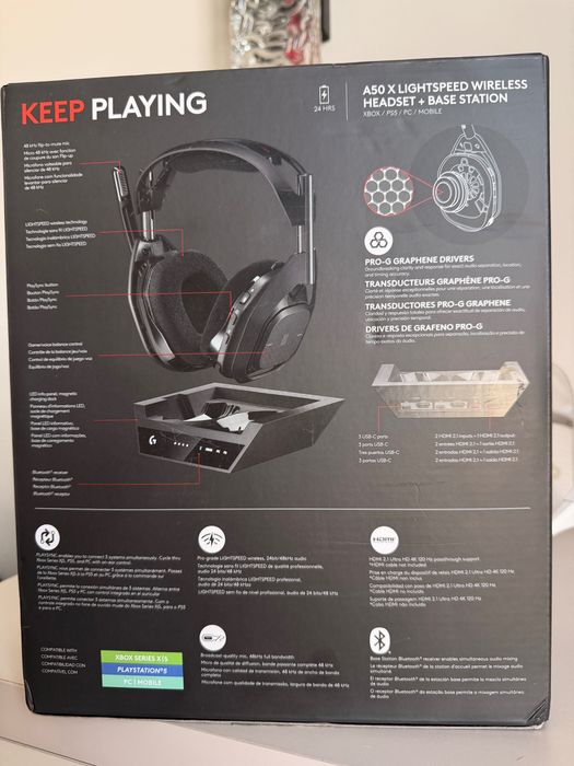 Наушники Logitech Astro A50 X черный (новый)