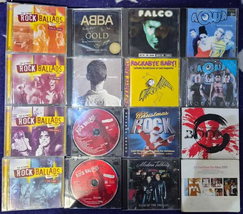 CD-uri muzică - Rock, ABBA, Aqua, Modern Talking, Boon, Eurythmics, Voltaj