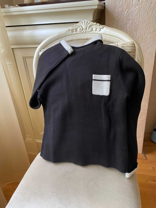 Детски пуловер с висока яка за момиче 8/10 г.