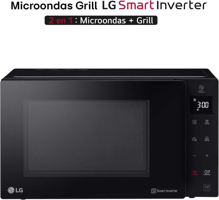 Микровълнова LG MH6535GIB 25L 1000W Digital, Функция грил, Черна