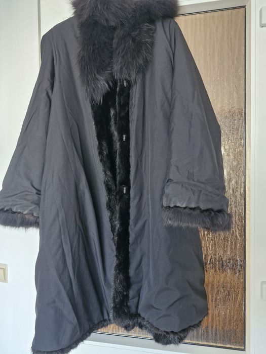 Palton din blana  naturala L-XL