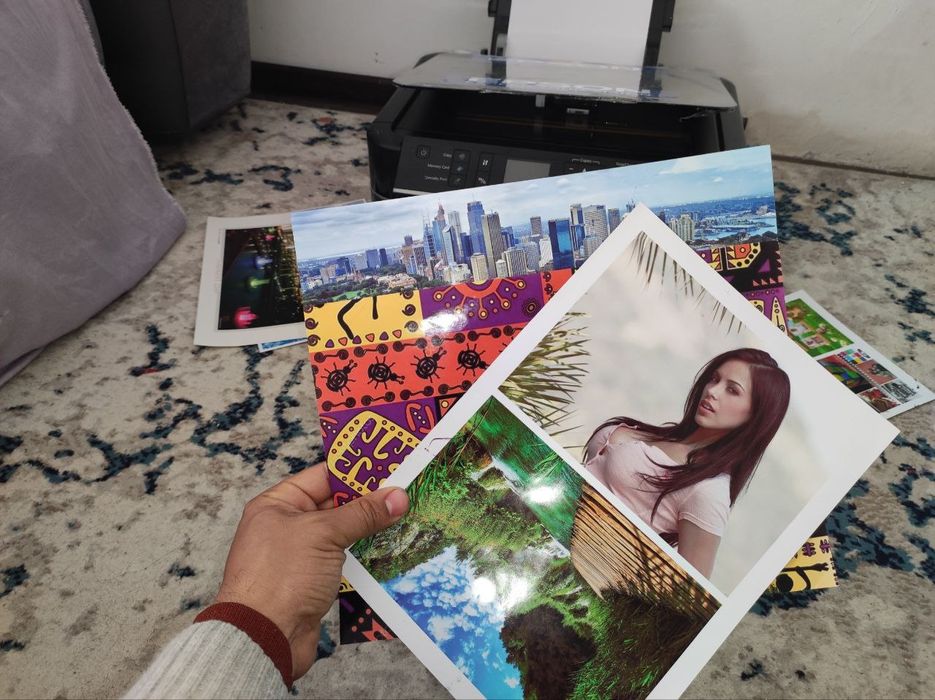 Epson 650 KOPYA CKANERli 6 rangli printer.Dyuzi 100% tiniq prabegi-700