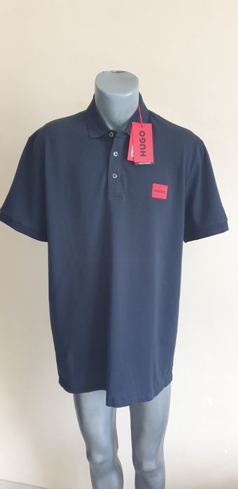 Hugo Boss HUGO Dareso222 Pique Cotton Slim Fit 2XL НОВО ОРИГИНАЛ Мъжка
