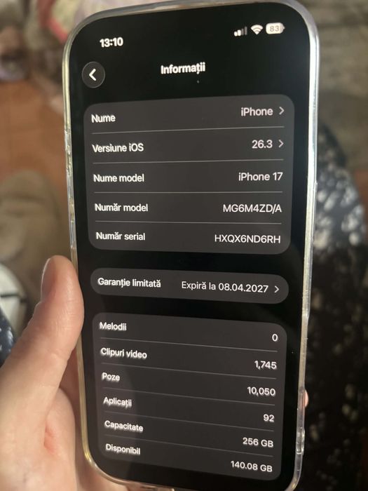 Iphone 17 in garantie