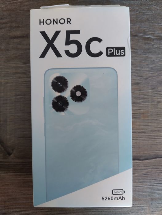 Honor X5c Plus, 4/64GB, Dual SIM,
Чисто нов с кутия батерия 5260mAh, 2г. гаранция от А1 смартфон