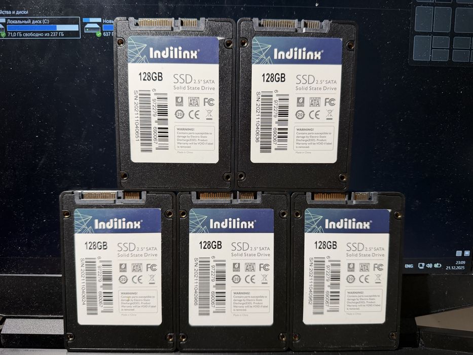 Продам ssd диски. От 128 - 256гб