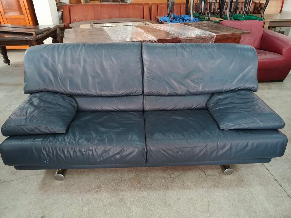 Дивани двойка и тройка от естествена кожа