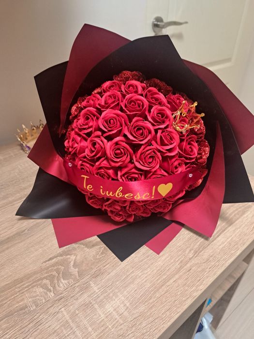 Buchet de trandafiri din sapun