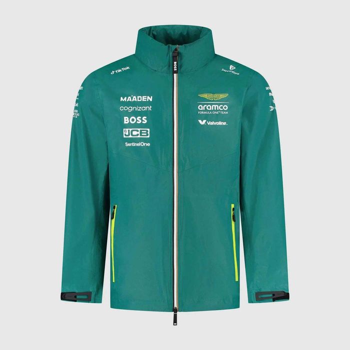 Aston Martin x Hugo Boss F1 Team Rain Jacket - Оригинално мъжко яке
