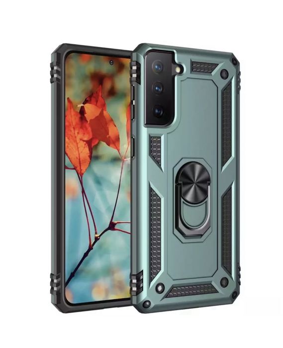 Samsung S22/S23/S24/S25/PLUS/ULTRA Husa Strong Anti Drop Inel Metal