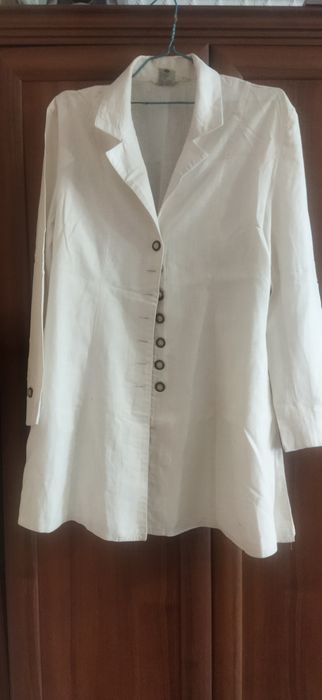 Белые халаты хлапчатобумажные