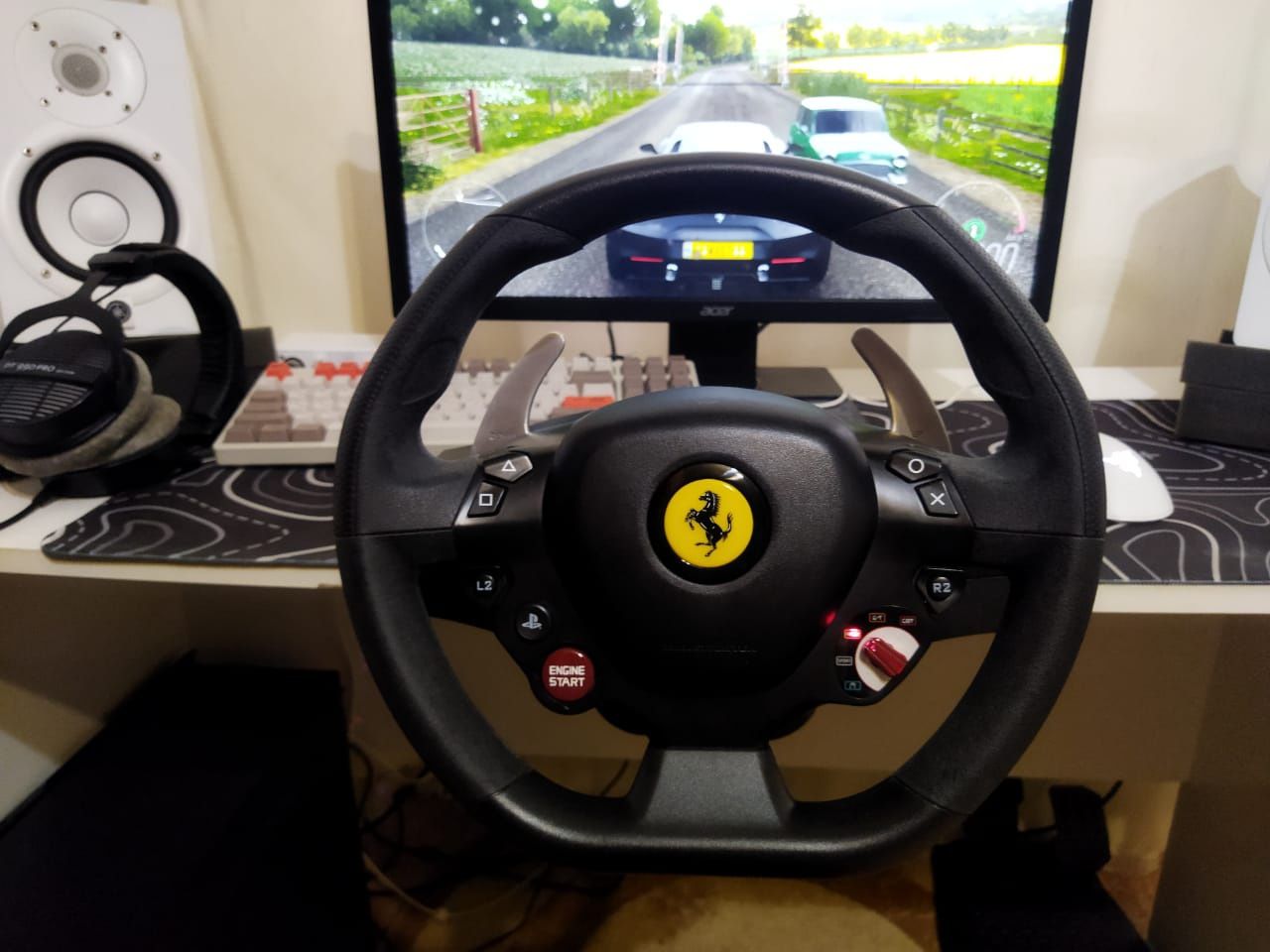 Игровой руль Thrustmaster T80 Ferrari 488 GTB Edition: 43 000 тг. -  Аксессуары Петропавловск на Olx