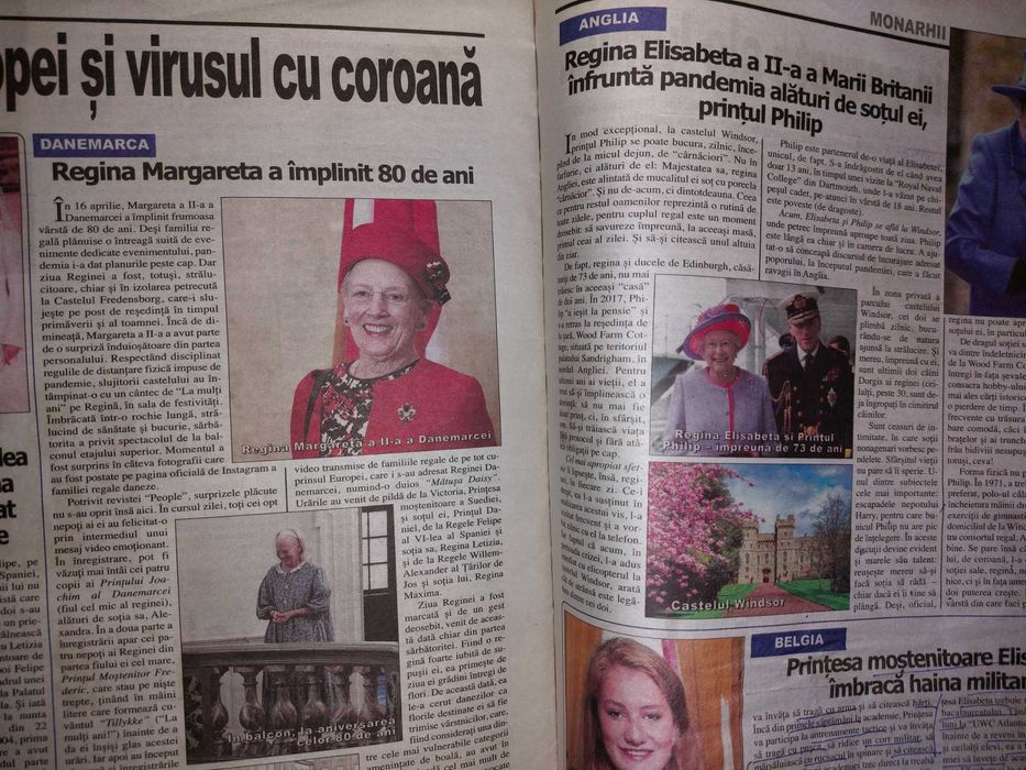 Revista Regina Maria pe coperta