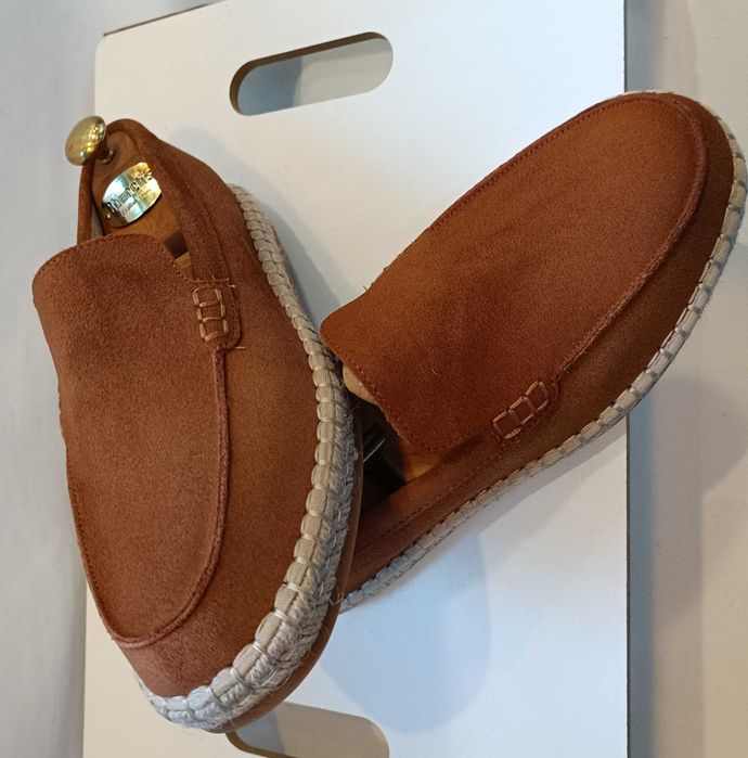 Pantofi sport casual 40 40.5 mocasini slip on ZARA NOI piele naturala