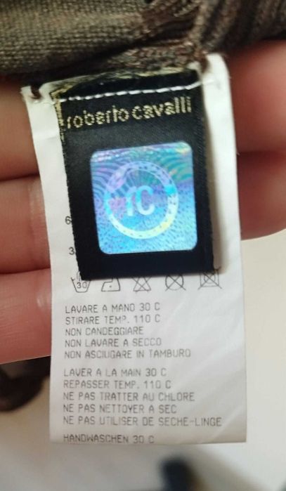 Roberto Cavalli Бохо Блуза Бродирана - Размер S