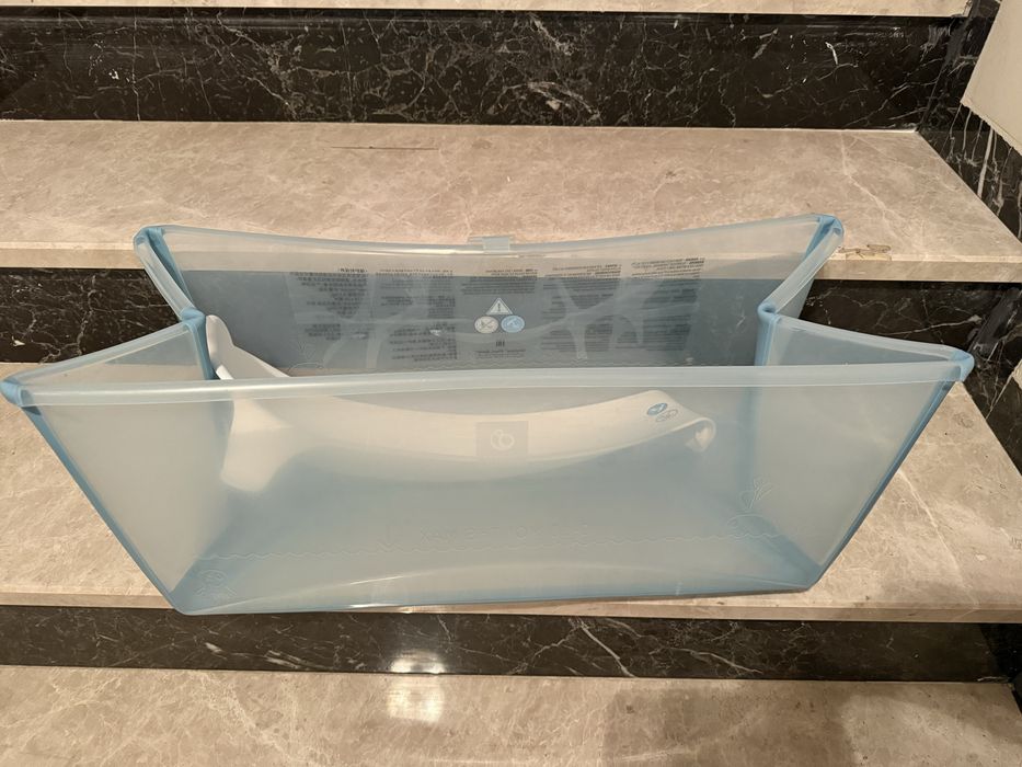 Бебешка вана + подложка Stokke