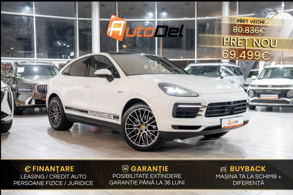 Porsche Cayenne Coupe 3.0 eHybrid 462 CP V6 / Panoramic / Sport Chrono / Scaune GTS
