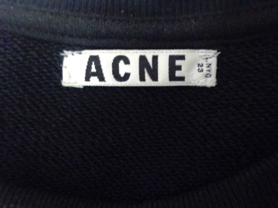 Tricou ACNE negru bumbac marimea M