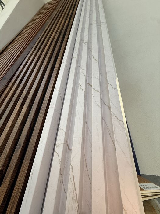 Riflaje riflaj imitatie lemn interior exterior WPC nu mdf placa cu NF