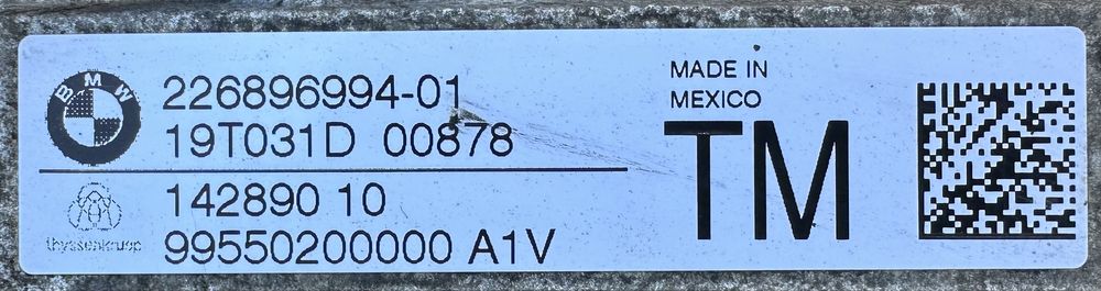 Caseta directie BMW X5 G05, X6 G06, X7 G07 : 226896994