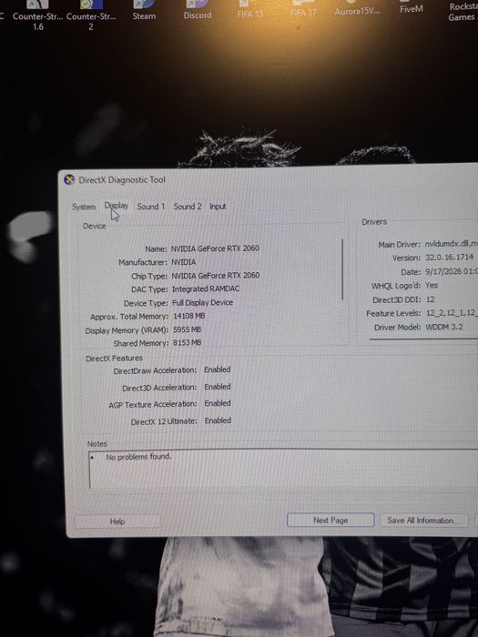 Pc i7-9700k 2060 8gb 2t ssd