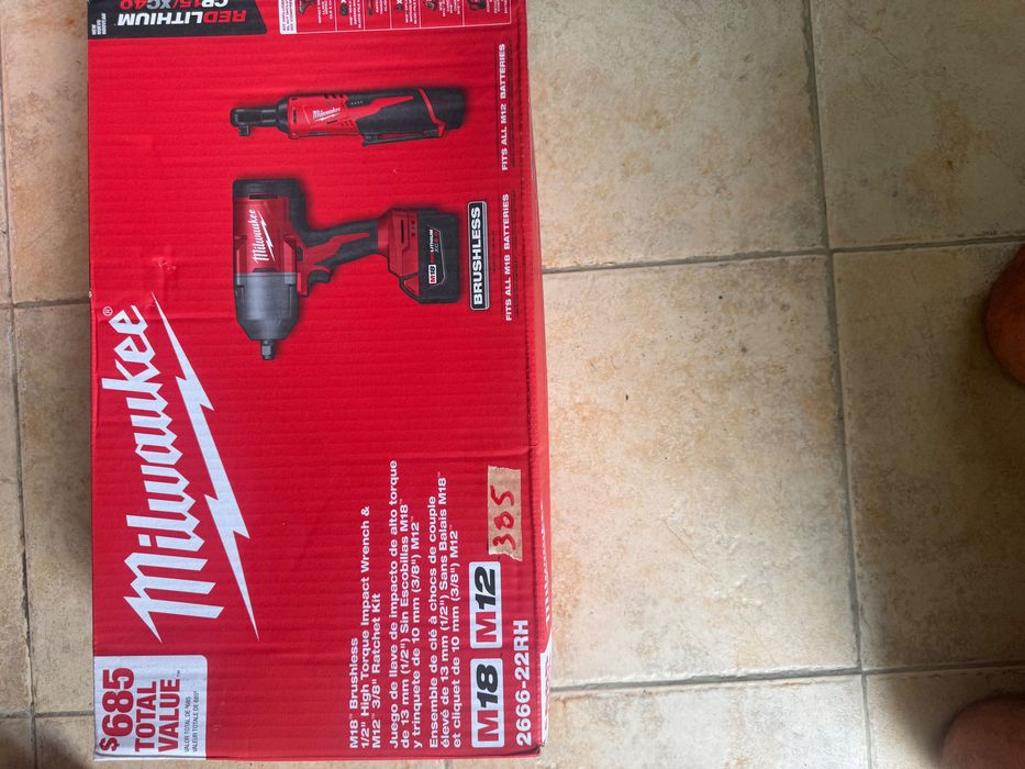 Гайковърт МИЛУОКИ Impact wrench MILWAUKEE 1/2