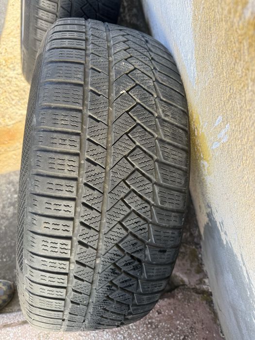 Jante Bmw F10/F11 cu cauc 225/55/R17 Continental iarna dot 2017 6-7mm